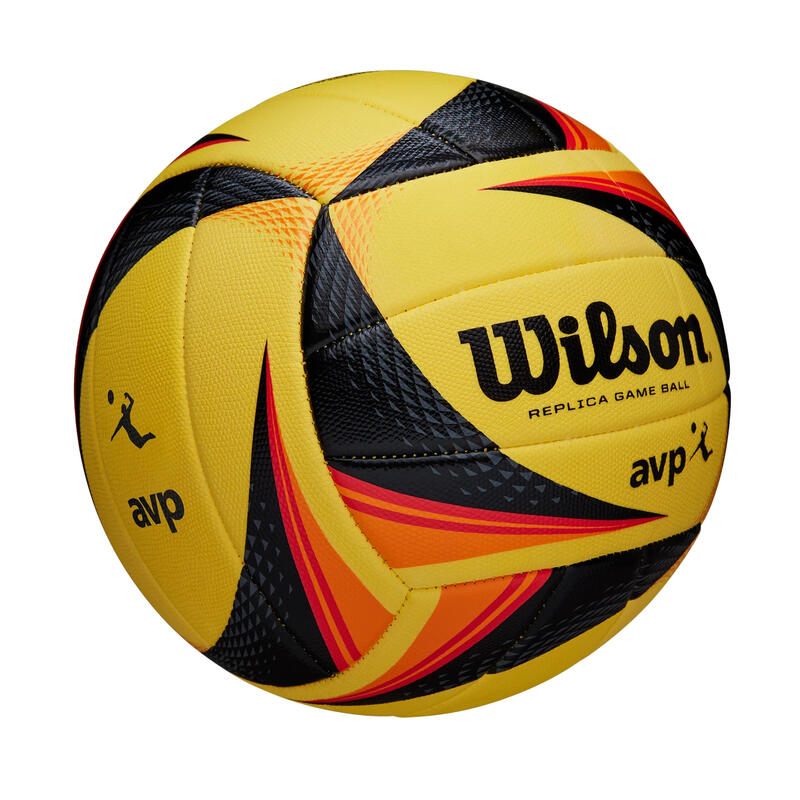 Ballon de volleyball OPTX REPLICA AVP (Jaune / Noir / Rouge)
