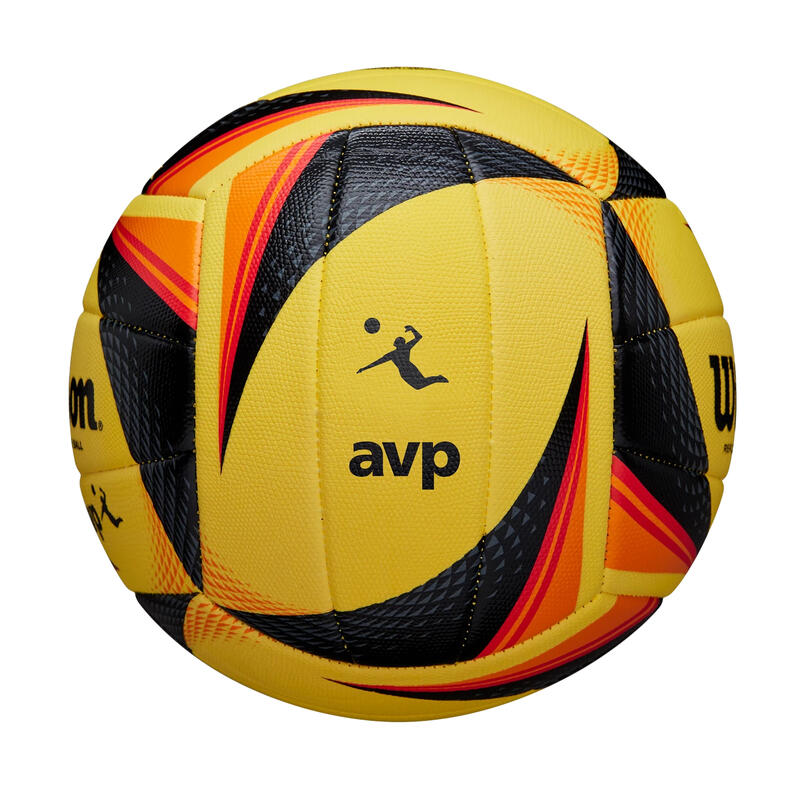 Ballon de volleyball OPTX REPLICA AVP (Jaune / Noir / Rouge)