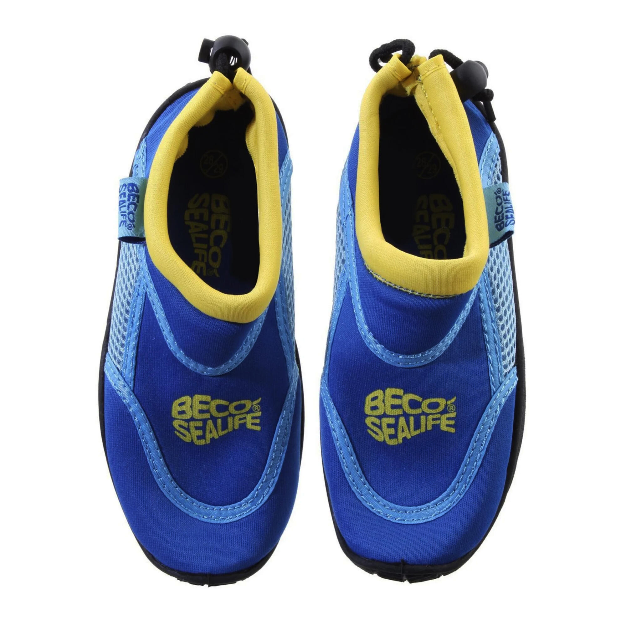 Schwimmschuhe "Sealife" Kinder Blau/Gelb 3/4