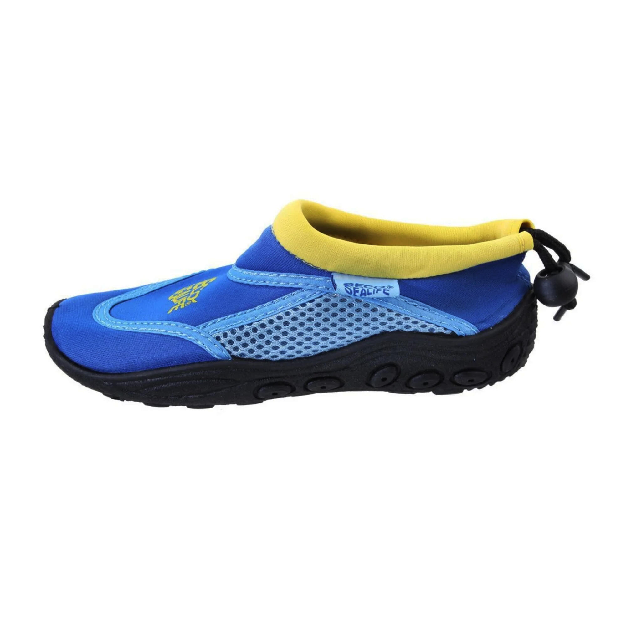Schwimmschuhe "Sealife" Kinder Blau/Gelb 2/4