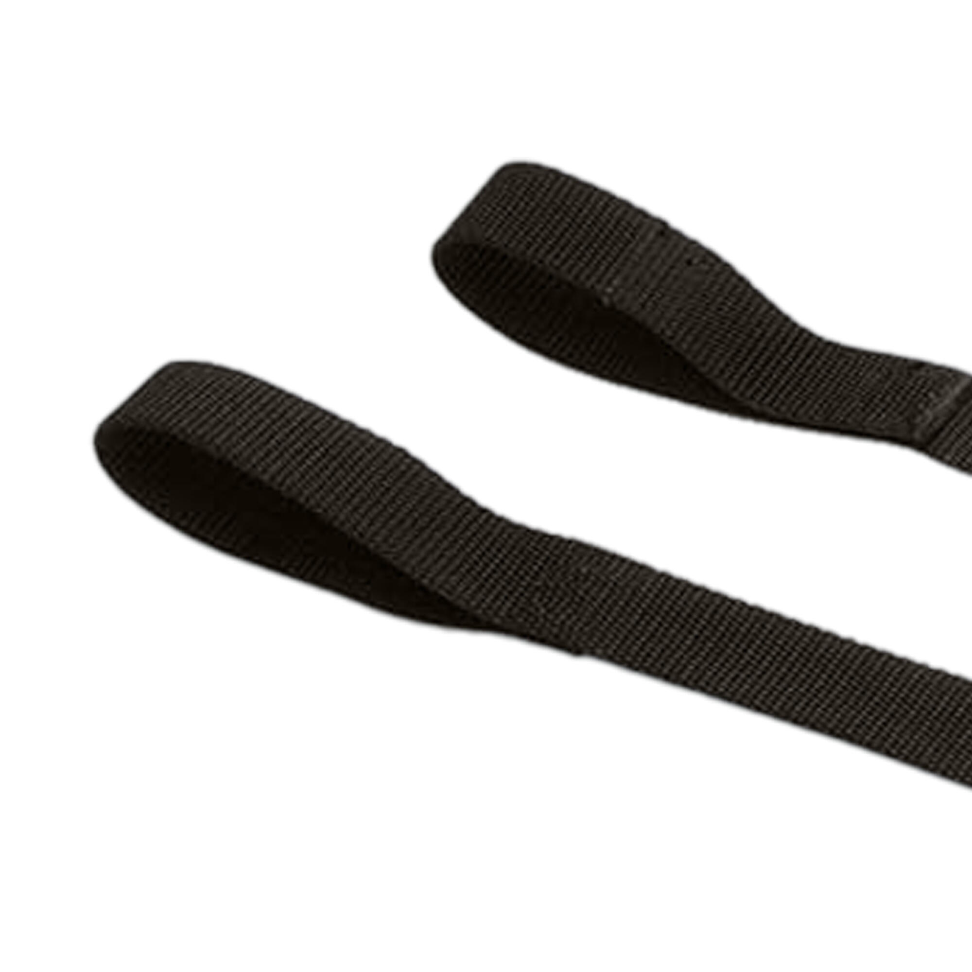 Elastic Horse Leg Strap (Pack of 2) (Black) 2/3