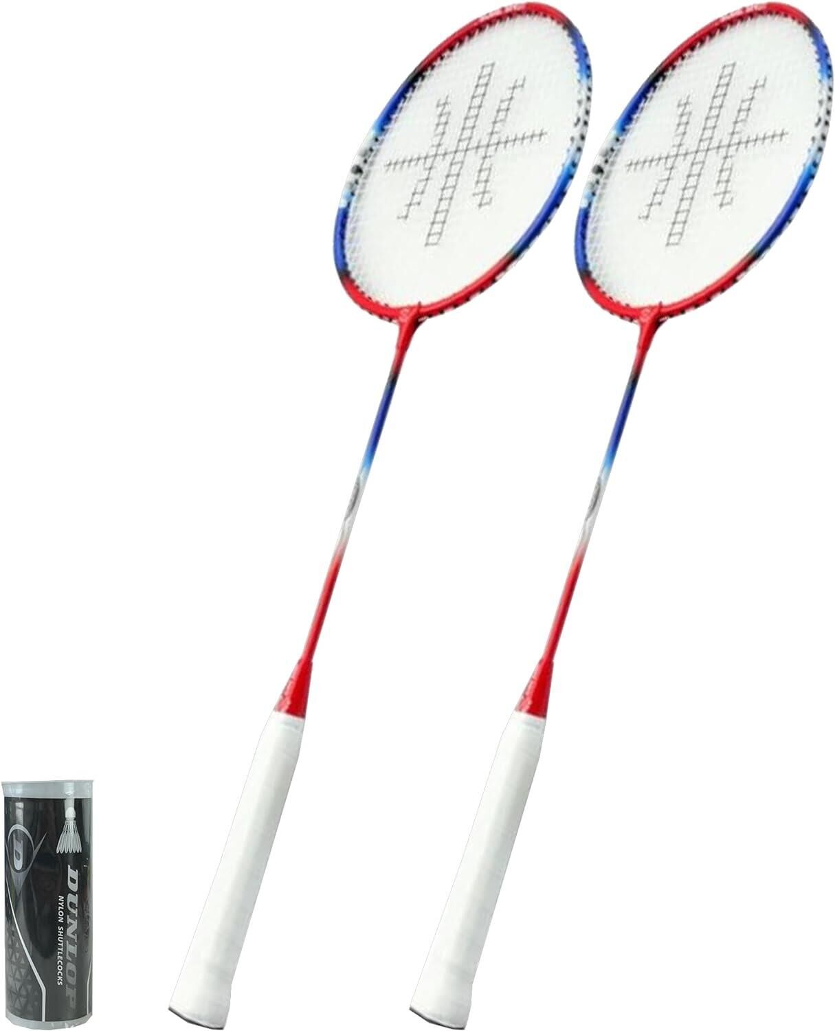 SURE SHOT Sure Shot London Badminton Racket Twin Set & 3 Shuttles