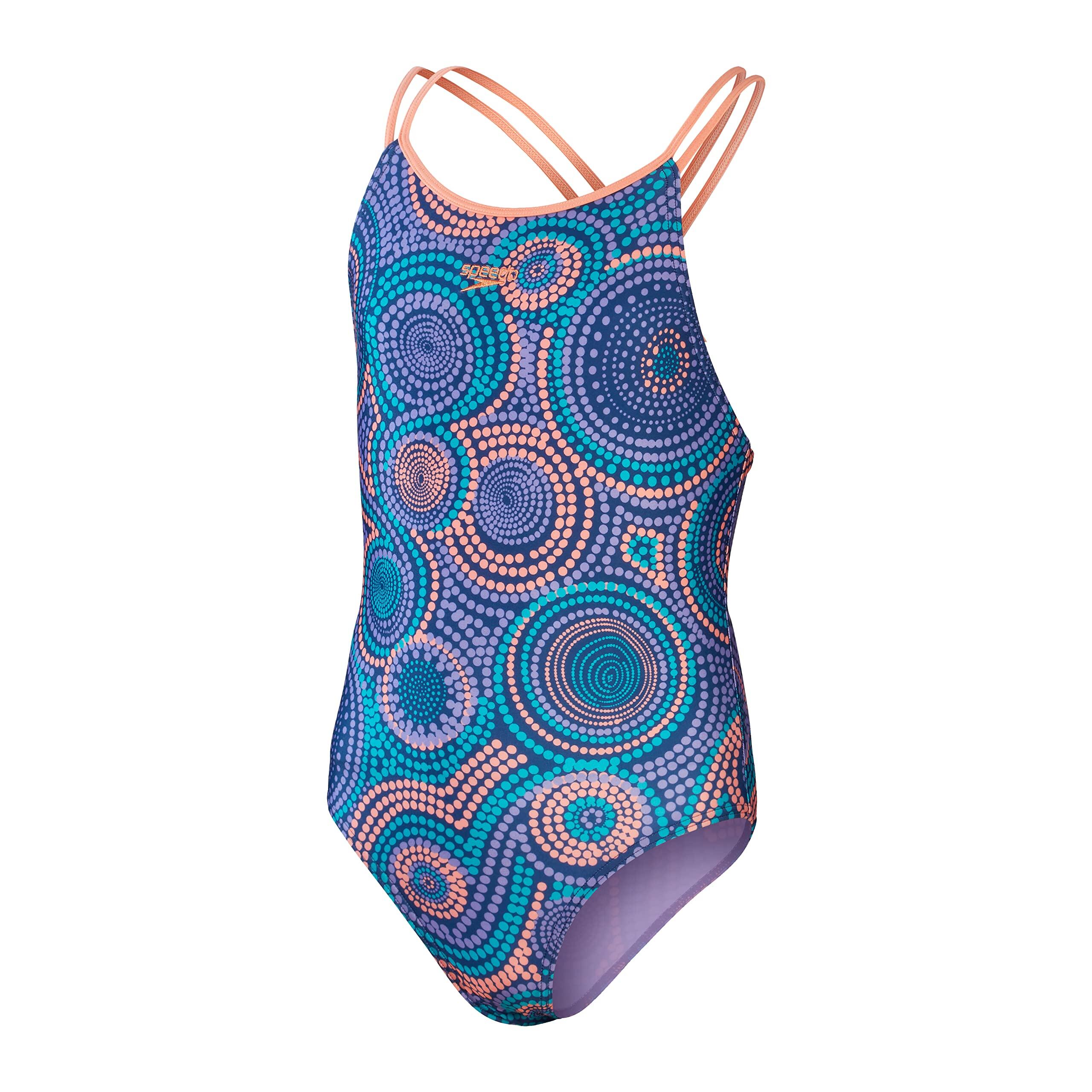 Speedo Allover Double Thinstrap Junior Swimsuit - School Wear