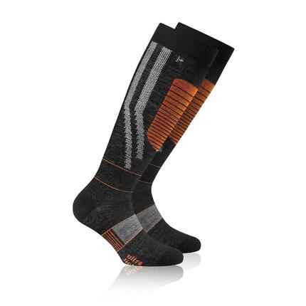 Chaussettes ski Ultra Light - Orange, Laine
