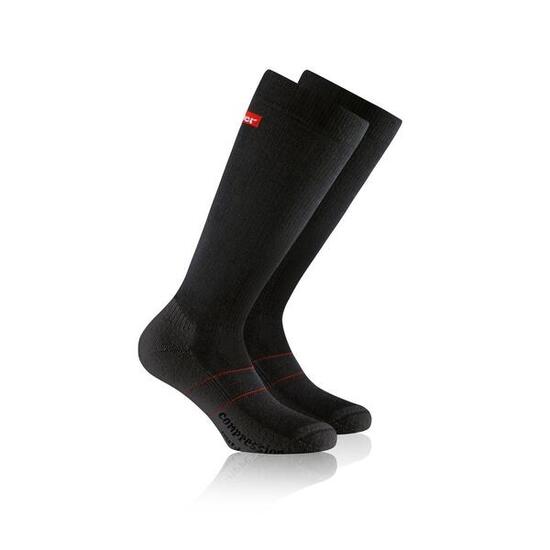 Chaussettes de Randonnée Compression Outdoor Light Rohner Schwarz