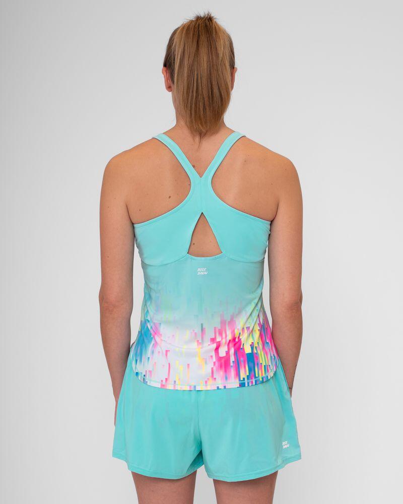 Camiseta Bidi Badu Melbourne Aqua Mix Mujer 2/7
