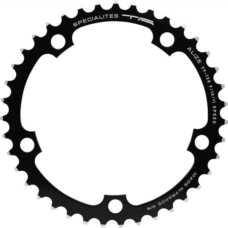 Ta Specialites - Plateau Diam 130 38 Dents 5 Branches Alize Interieur 9/10/11v Noir - Pédalier - Taille Unique - Decathlon