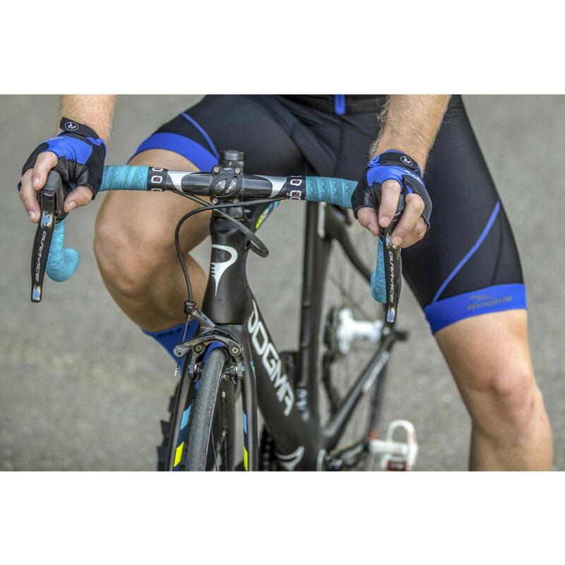Rękawiczki rowerowe ARIOS, czarno-niebieskie