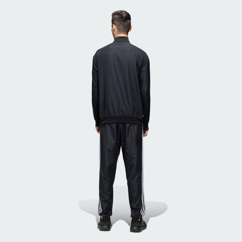 Adidas M 3S WV TT TS Men Sports Track Suit Black -  4