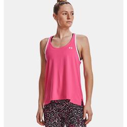 Debardeur Under Armour Femme Rose Dos En T