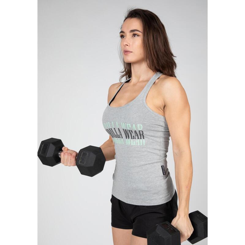 Verona Tank Top Gray Melange