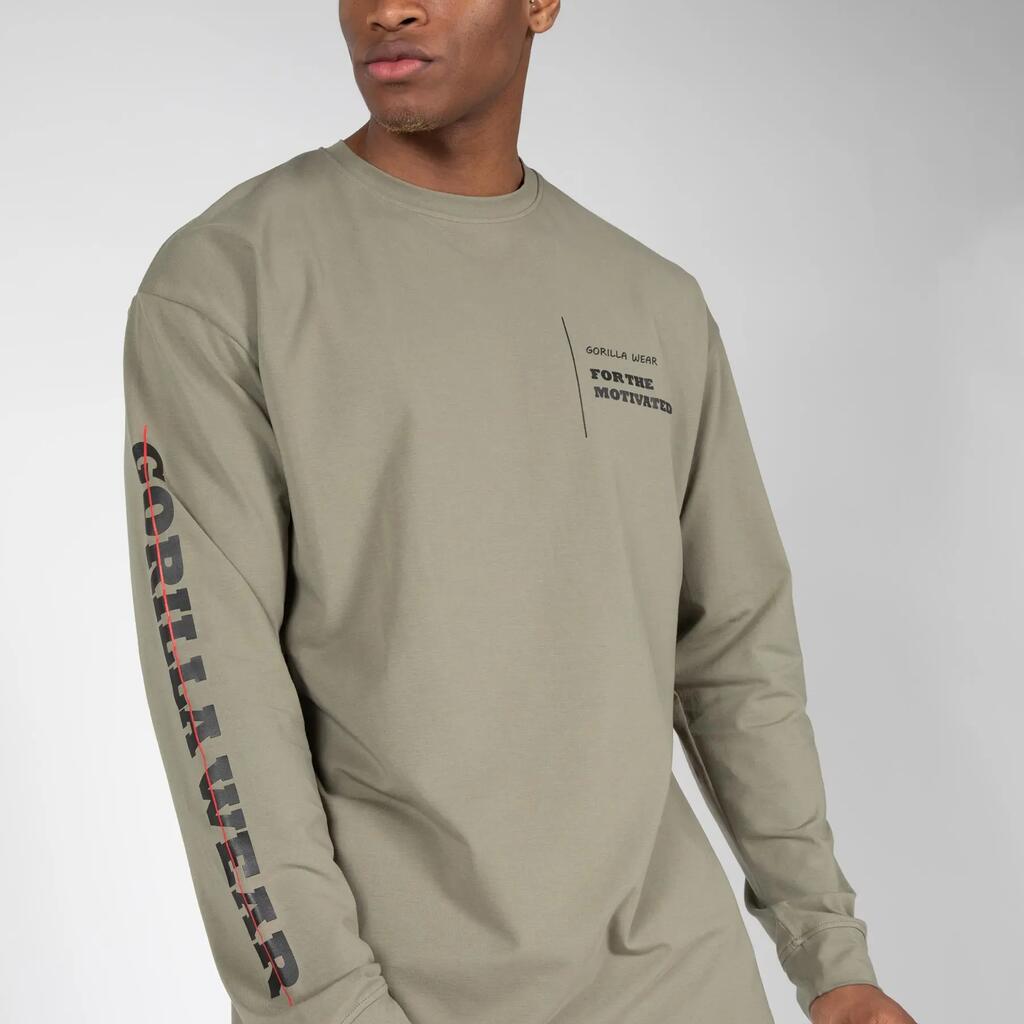 Oversized long-sleeve T-shirt Gorilla Wear Boise