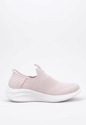 Baskets Skechers Modèle Slip-ins Ultra Flex 3.0 Cozy Streak Couleur Rose
