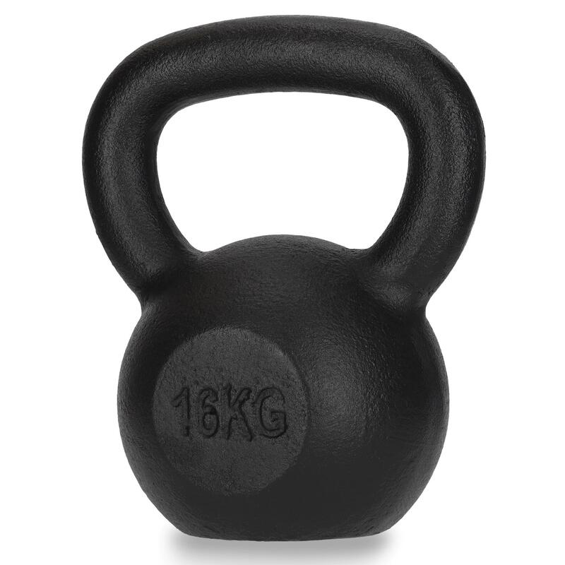 Kettlebell żeliwny 4FIZJO 16 kg