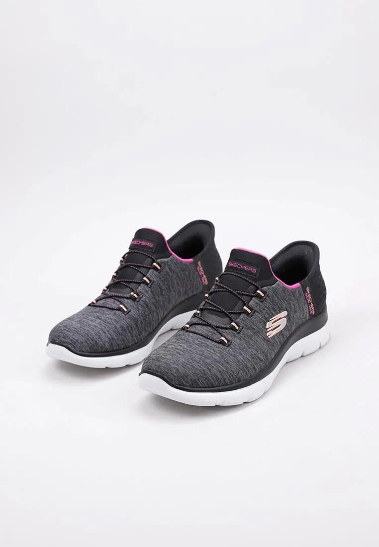 Baskets de sport femme SKECHERS SUMMITS SLIP-INS noires 2/5