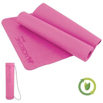 Yogamat met 6mm fitnessmat dikte transpote riem anti slip sport