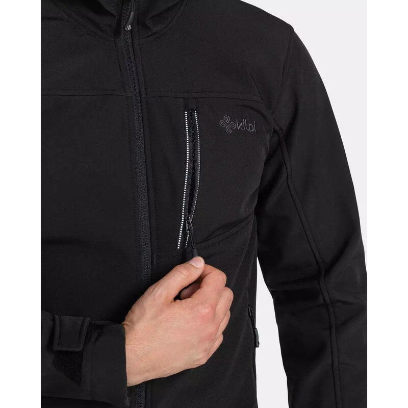 Geaca softshell KILPI Ravio, Negru, Barbati