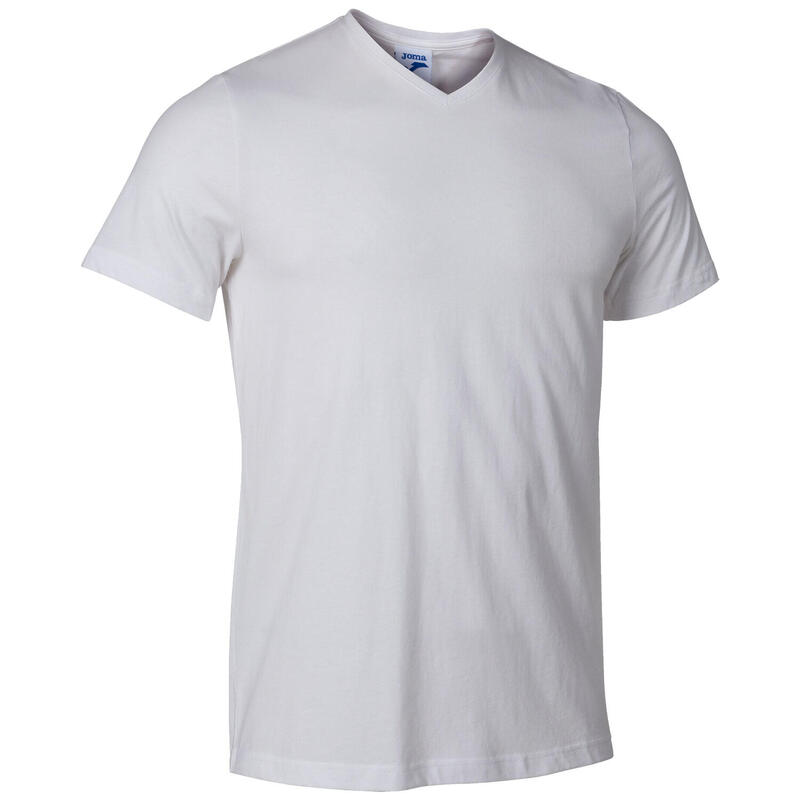 Camiseta fútbol adulto ajuste slim Joma Versalles, blanco