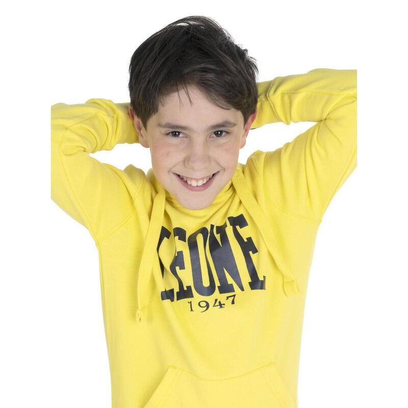 Sweatshirt met capuchon voor jongen Leone Basic