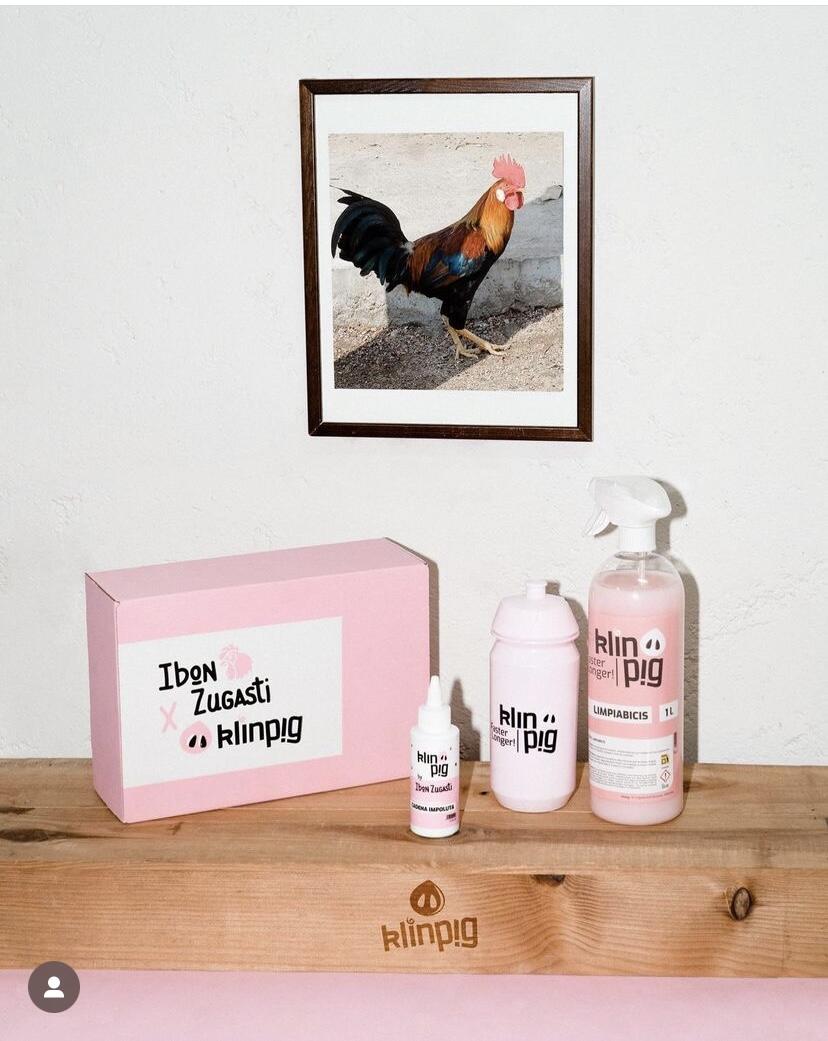Pack Gallo 1 Klinpig: Cera 100 ml, Limpiador 1 l y Bidón 500 ml 3/5