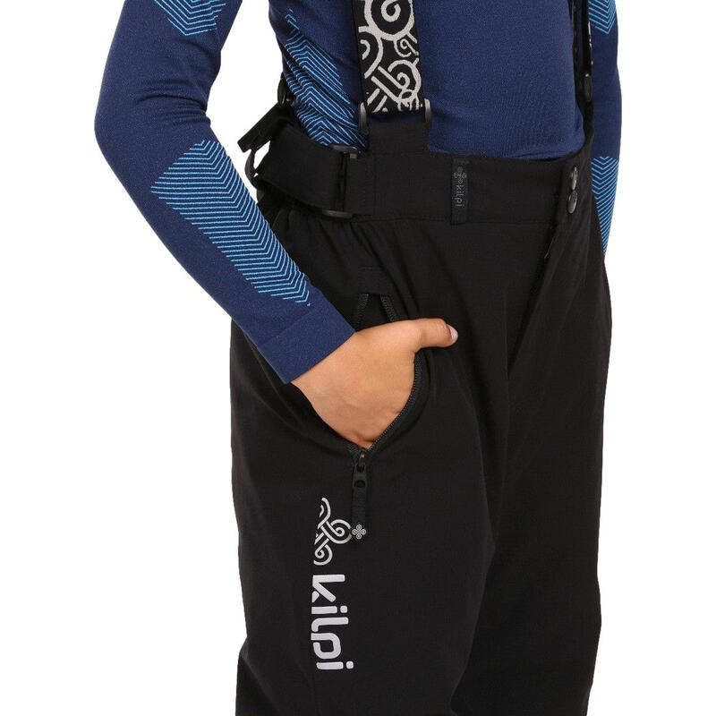 Pantaloni Ski si Snowboard KILPI Mimas, Negru, Copii