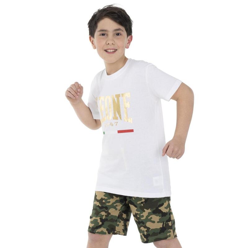 T-shirt garçon manches courtes Leone Gold