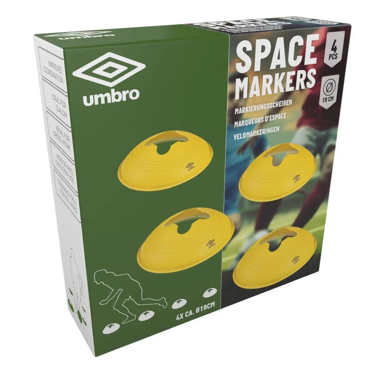Stożki, talerzyki treningowe Umbro 4 szt 6/6
