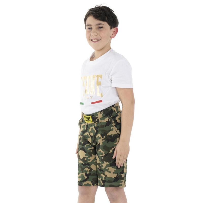 Korte broek voor jongen Bold Camo