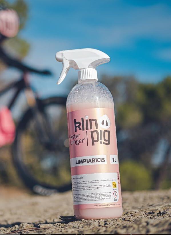 Pack 6 unidades Limpiador Bicicletas biodegradable Klinpig 1 L 2/4