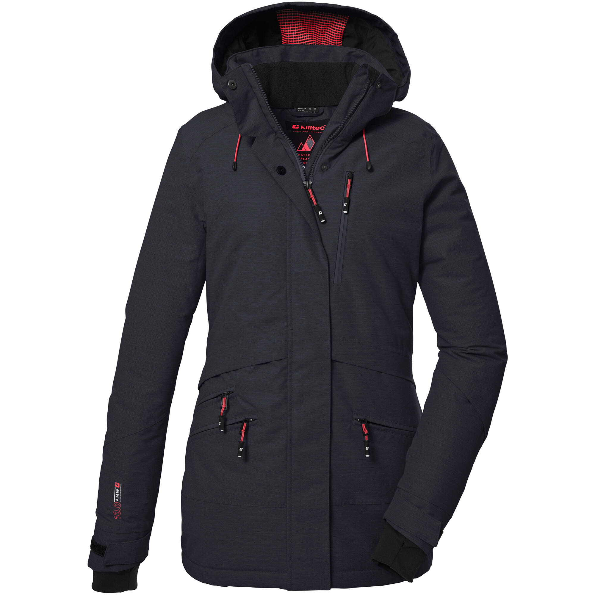 Veste De Ski Femme Killtec KSW 87 - Imperméable 10 000 Mm, Respirante 3 000 G/m²/24h, Capuche Amovible, Sans PFC - 6