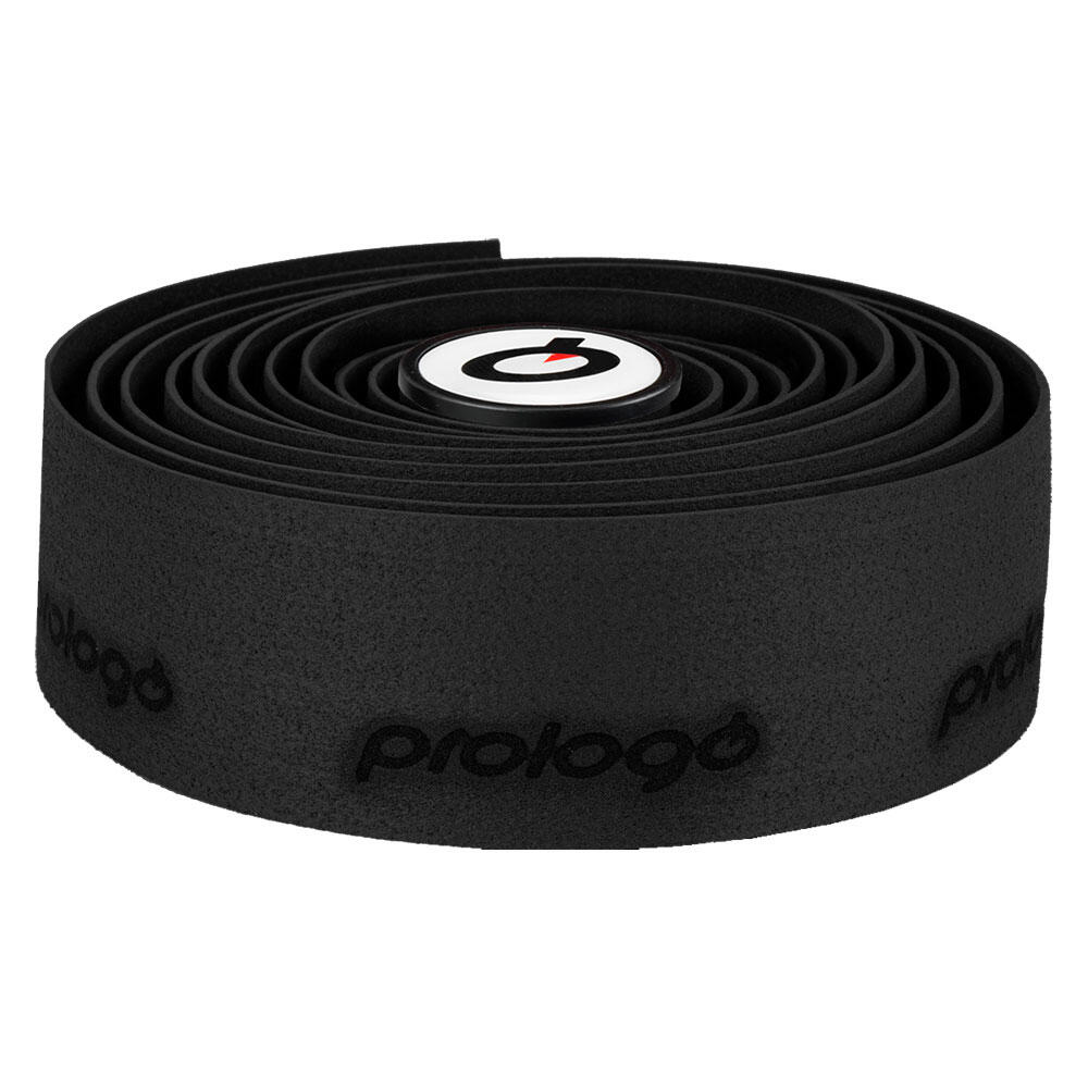 PROLOGO Prologo Lenkerband PLAINTOUCH + schwarz mit Stopfen, Kork/Gel