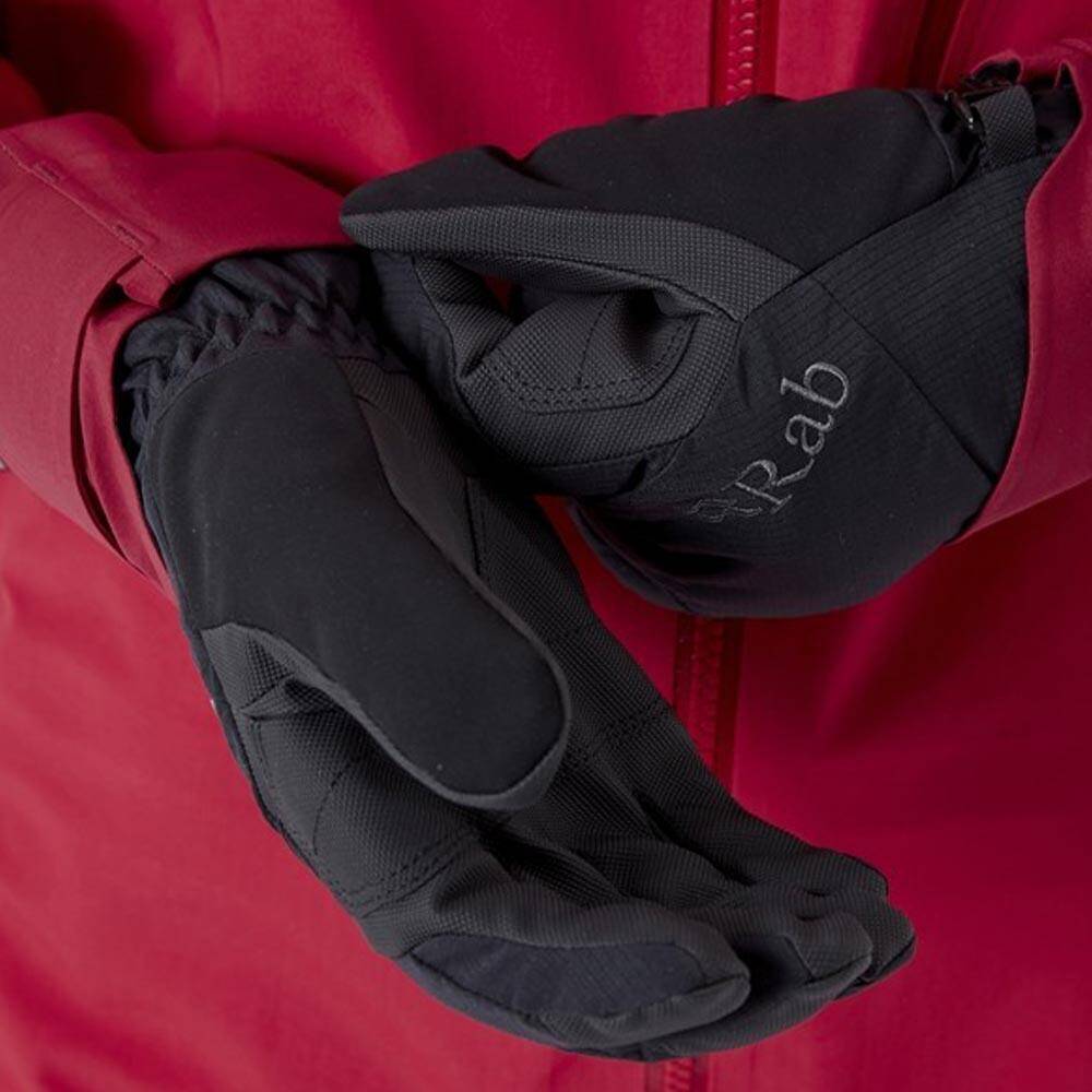 Rab Womens Storm Waterproof Gloves Black -  4
