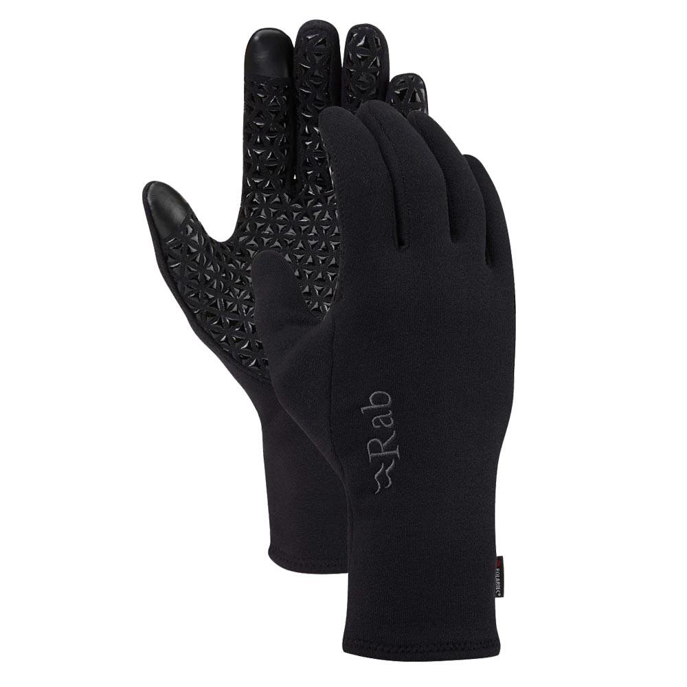 Rab Power Stretch Contact Grip Fleece Gloves Black