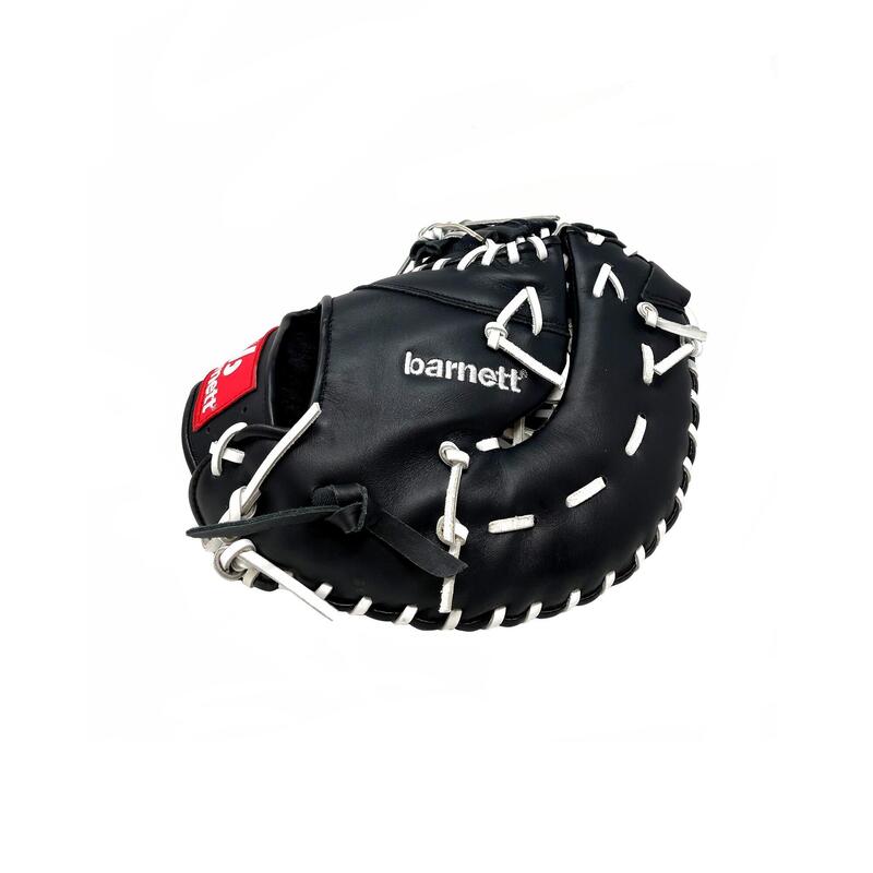 Mănușă de baseball din piele GL-301 REG, 12,5''; neagră, prima bază