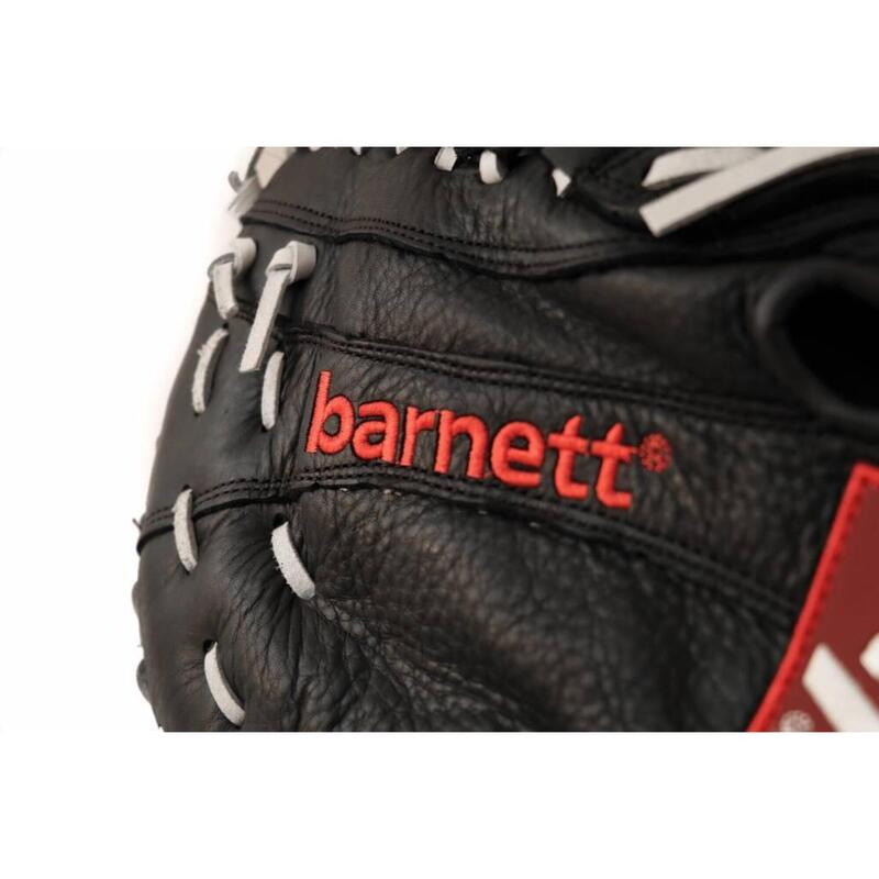 Mănușă de baseball din piele GL-301 REG, 12,5''; neagră, prima bază