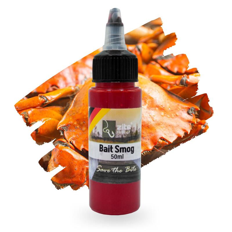 Bait Smog UV-Aktiv 50ml Lockmittel für Karpfenköder - Monster Crab Fluo rot