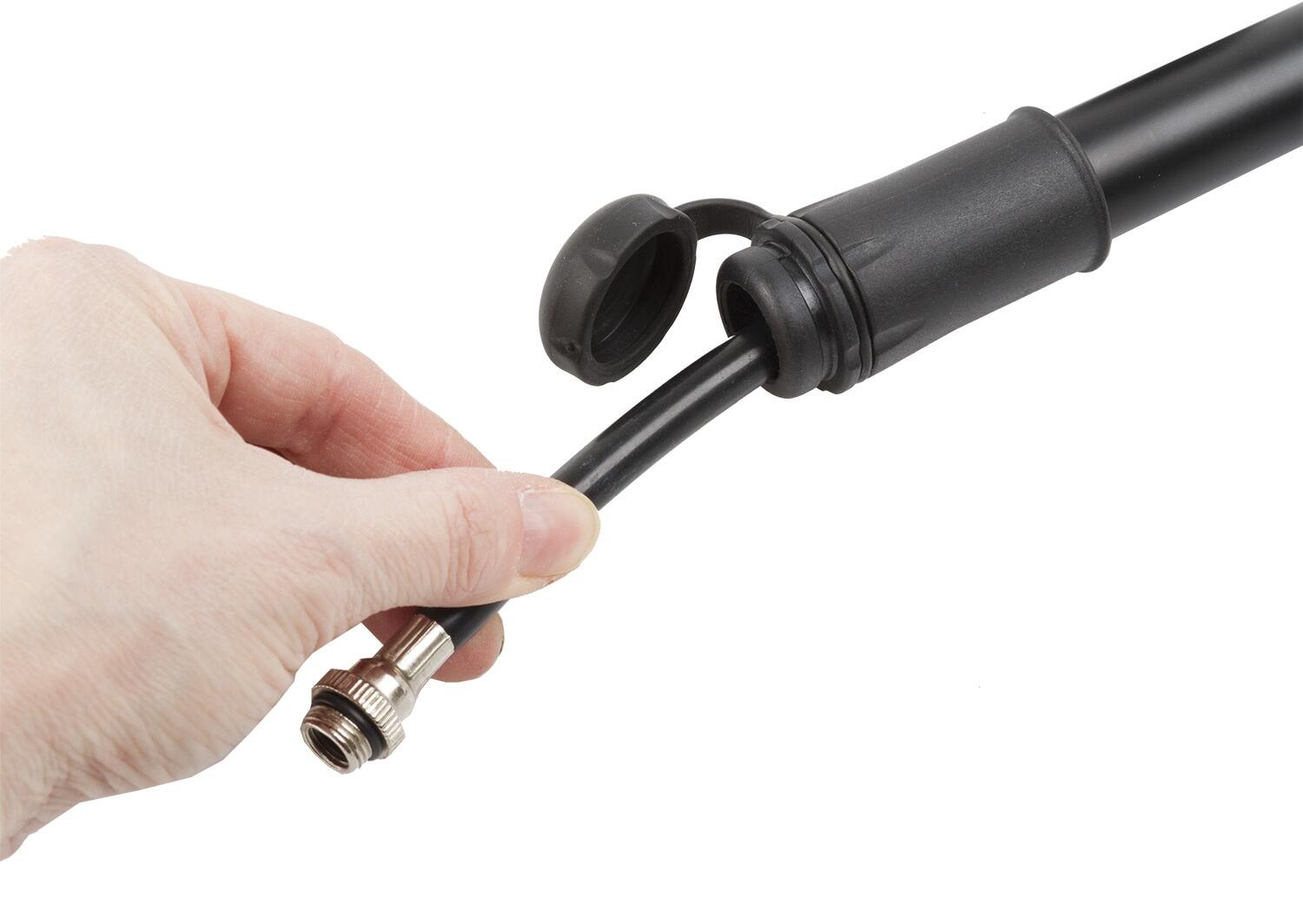 Pompe mini M-WAVE Flex Tube aluminium noire 2/3