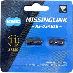 KMC MissingLink 11 DLC - 5.65mm - ZwartKMC - Fietskettingverbinder