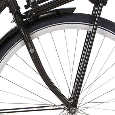 Cortina Milo Vordergabel, starr, schwarz, 28 inch