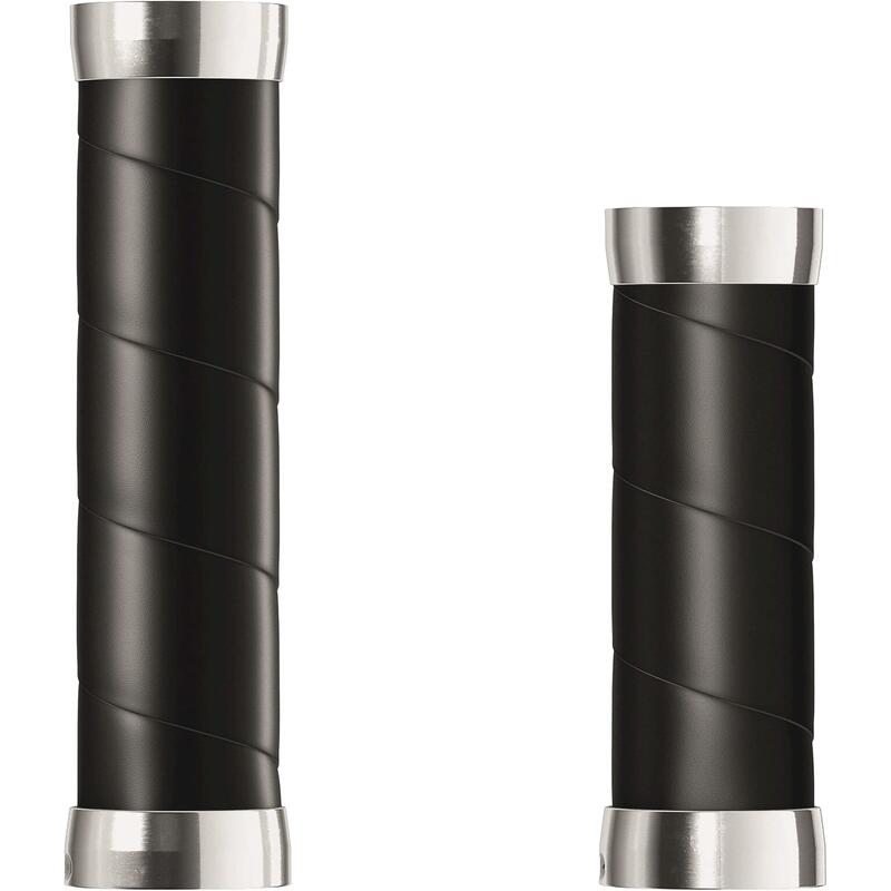 Uchwyty Smukłe Skórzane Uchwyty 100/130 Mm W Kolorze Czarnym