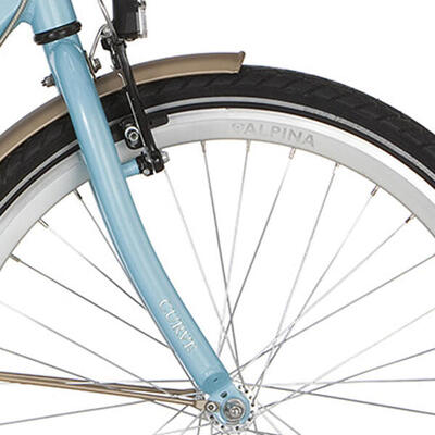 Alpina 26 inch voorvork curve in alice blauw