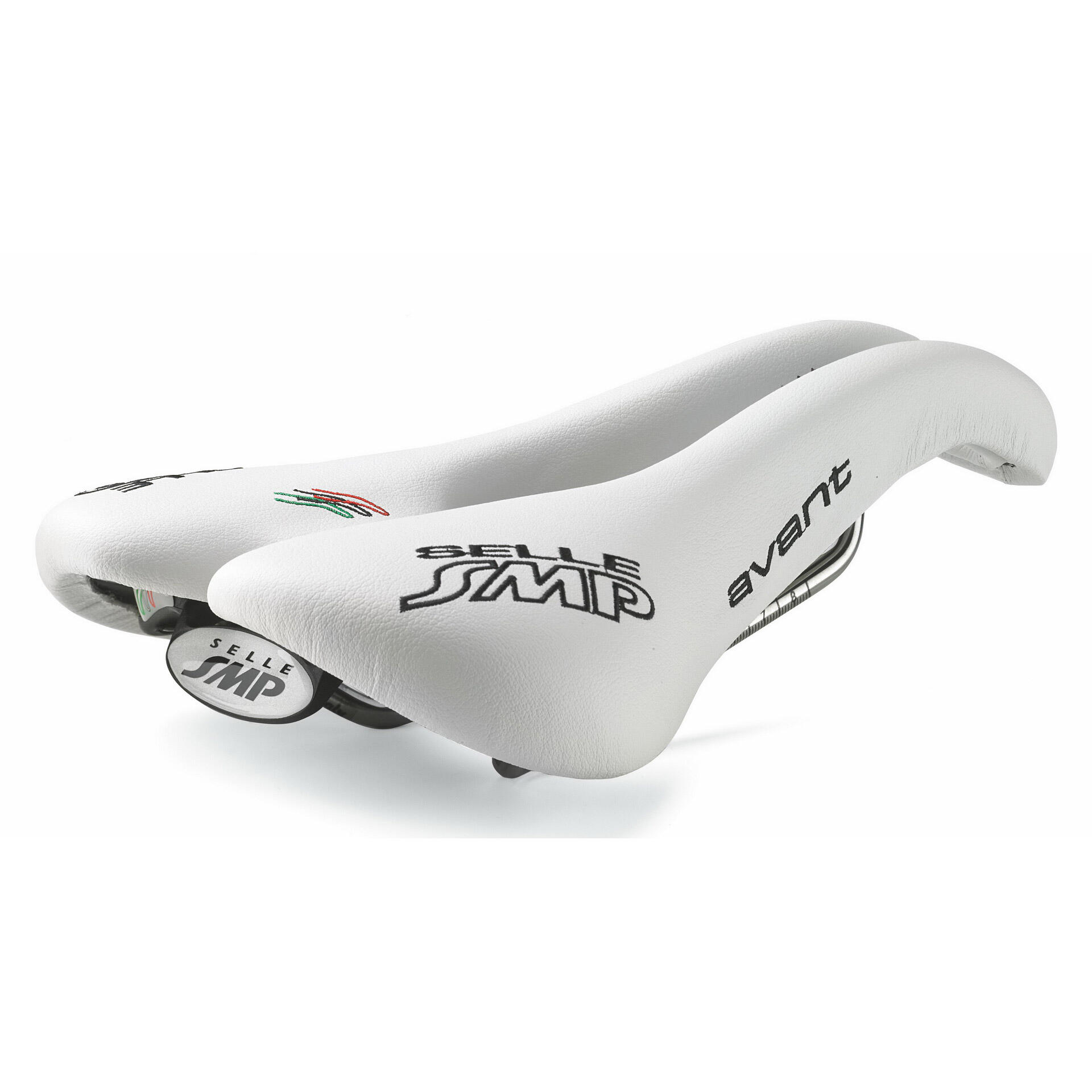 Selle SMP Avant Women's Bike Saddle - Leather Comfort Seat With Central Channel