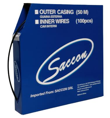 SACCON Saccon Box rem buitenkabel teflon 50 meter zwart 5mm dt45005c