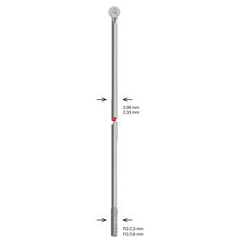 Cycplus RVS spaak zonder draad 14-320 v.draadsnijm.Cyclus p/144 zlv