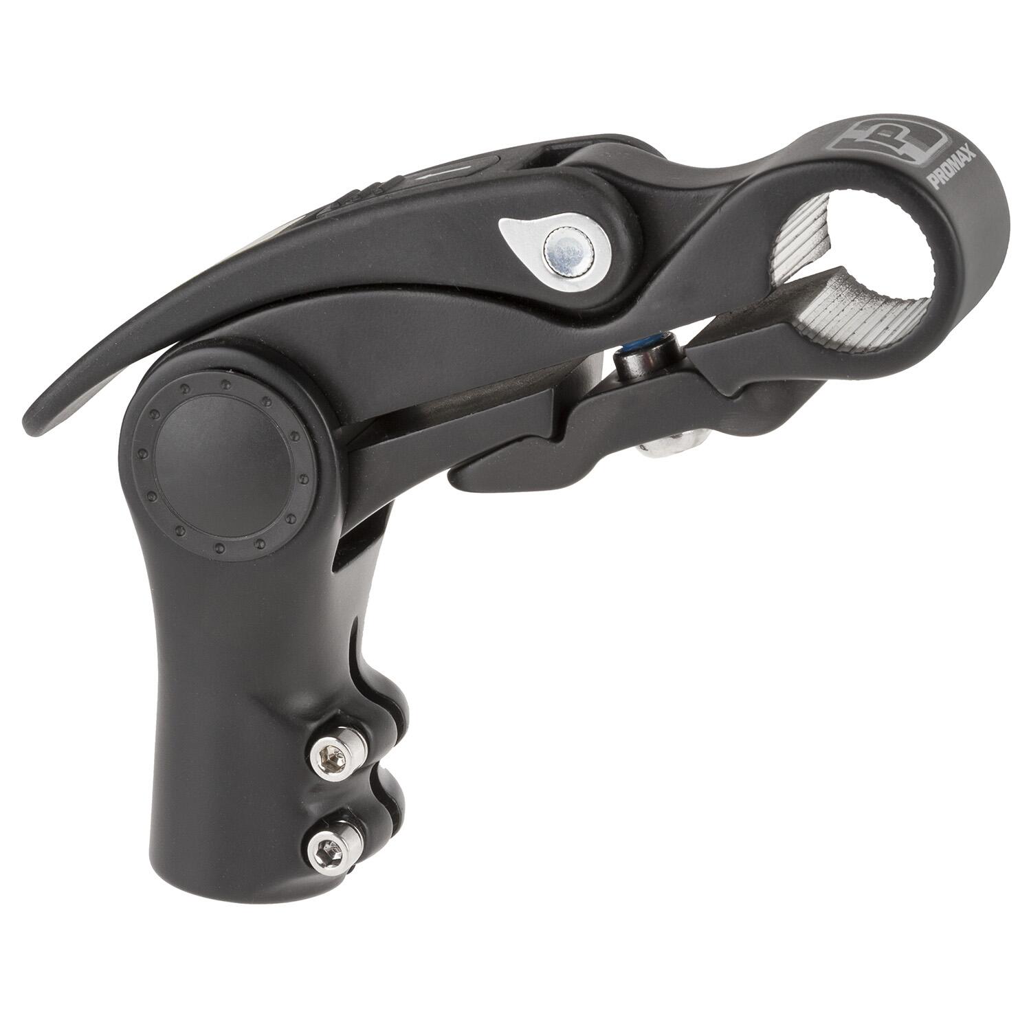 PROMAX Stuurpen verstelbaar met hevel 31,8 / 110 / 28,6 mm - mat zwart