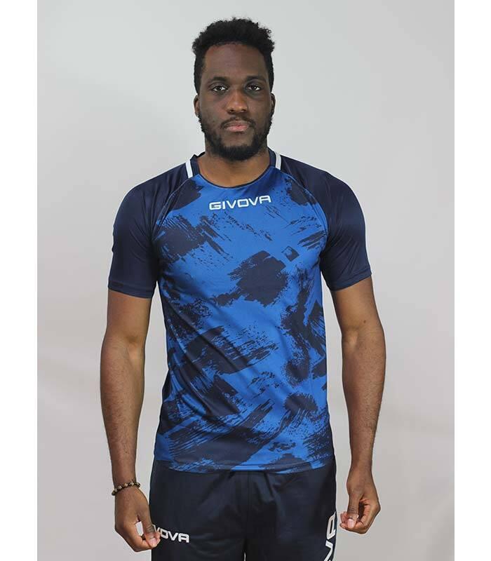 T-shirt Givova Sport Interlock 3XL Królewski Niebieski dla Mężczyzn