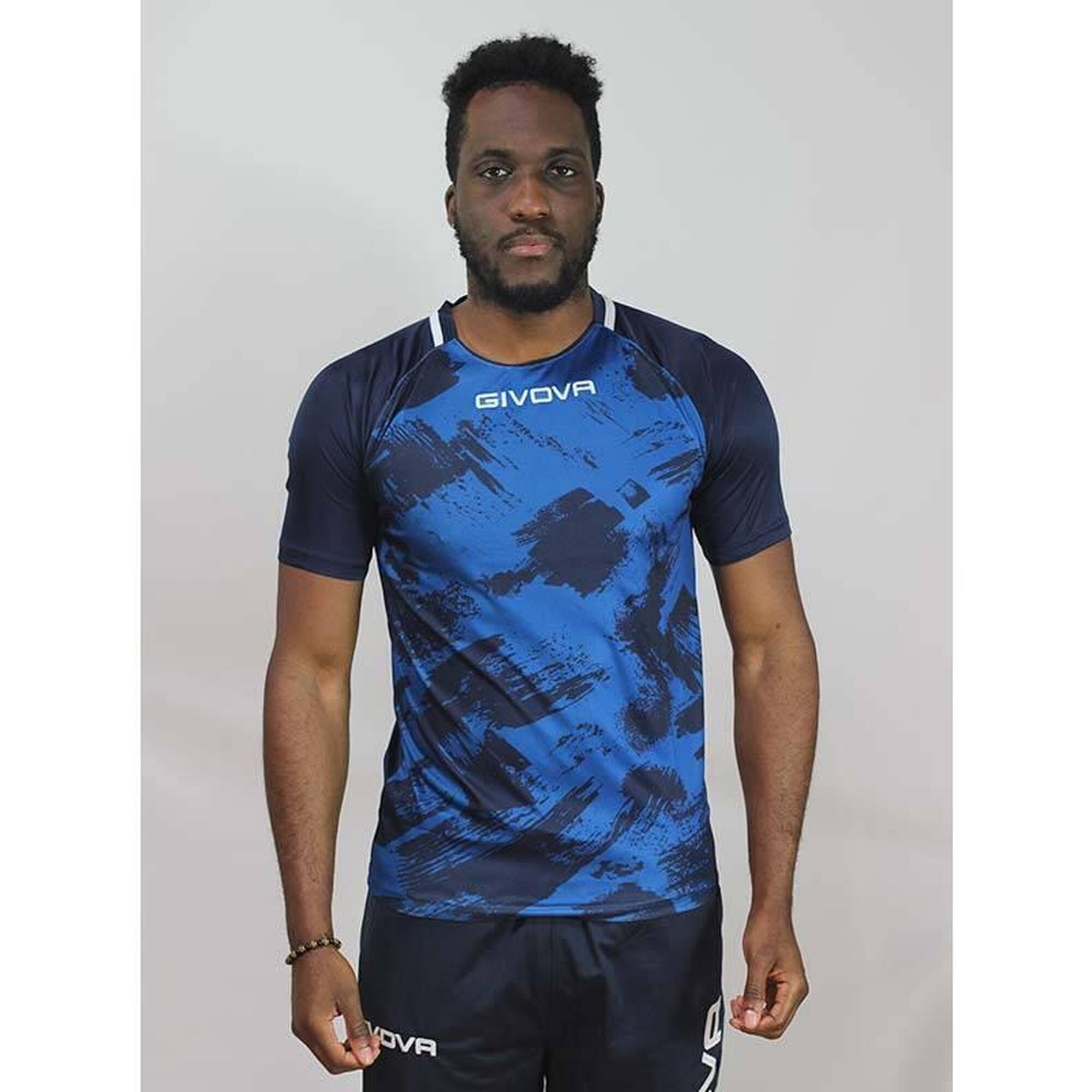 Tricou Givova Sport Interblock Royal-Blue 3xs