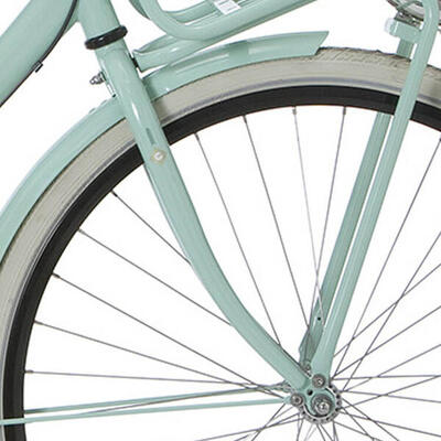 Cortina milo d voorvork in grayed jade voor damesfietsen
