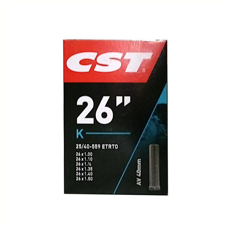 Cst Binnenband 26x1.00/1.50 ETRTO 25/40-559, Ventiel:Schrader/auto 40mm