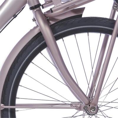 Cortina u4 meisjesfiets voorvork 26 inch in matt zilver